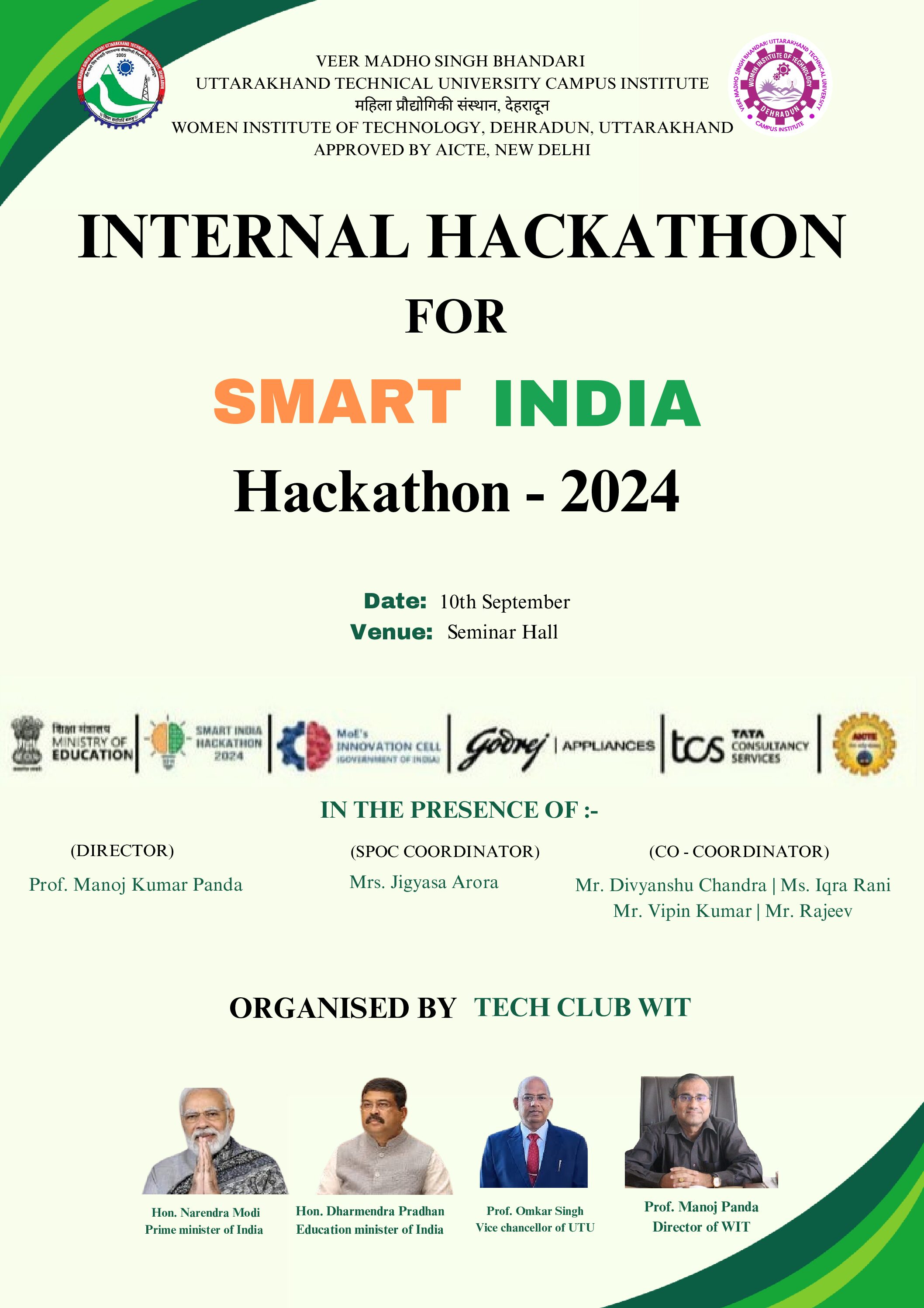 Internal Smart India Hackathon 2024